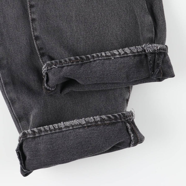 Levi's 501 Black Denim Straight Denim Pants Men's W31 equivalent cotton black type Vintage Second Hand