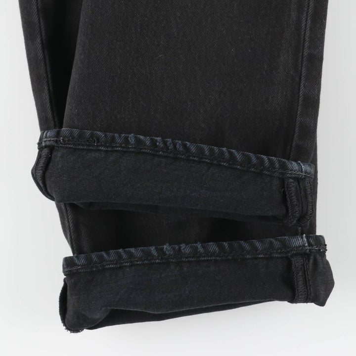Levi's 501 Black Denim Straight Denim Pants for Men, W33 equivalent cotton black type Vintage Second Hand