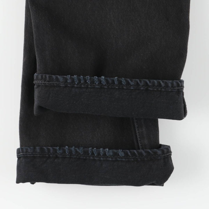 Levi's 501 Black Denim Straight Denim Pants for Men, W33 equivalent cotton black type Vintage Second Hand