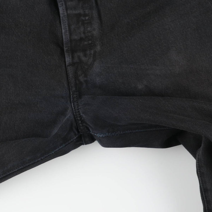 Levi's 501 Black Denim Straight Denim Pants for Men, W33 equivalent cotton black type Vintage Second Hand