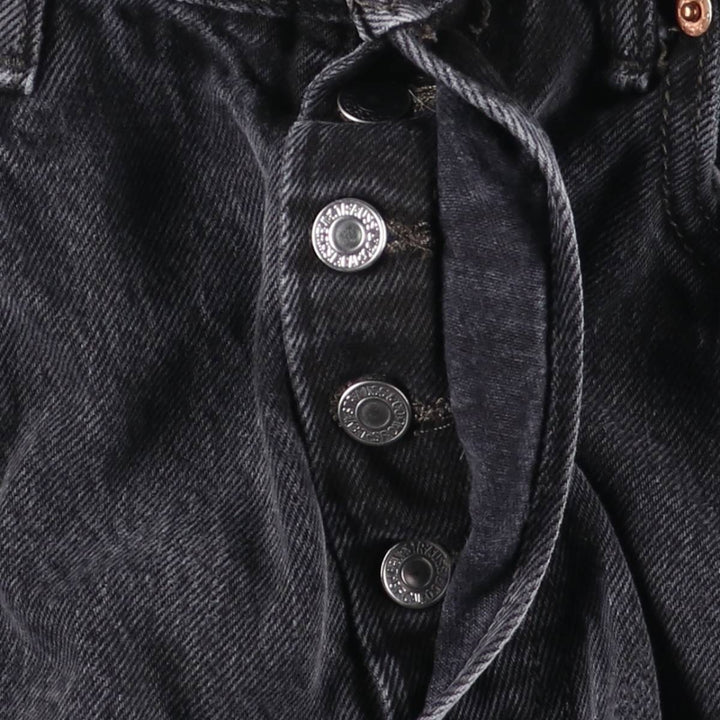 Levi's 501 Black Denim Straight Denim Pants for Men, W33 equivalent cotton black type Vintage Second Hand