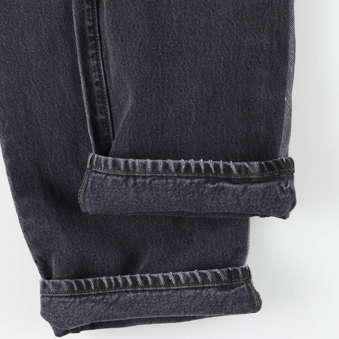 Levi's 501 Black Denim Straight Denim Pants for Men, W33 equivalent cotton black type Vintage Second Hand