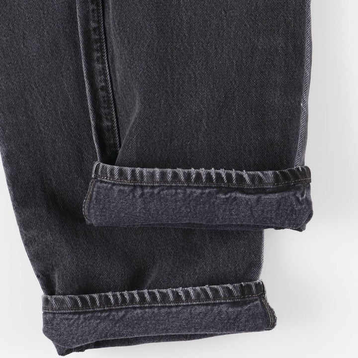 Levi's 501 Black Denim Straight Denim Pants for Men, W33 equivalent cotton black type Vintage Second Hand