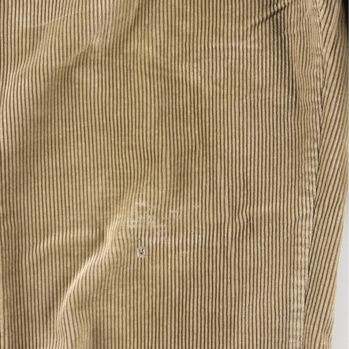 Ralph Lauren POLO by Ralph Lauren ANDREW PANT, wide ribbed, two-pleat corduroy pants, men's size W36. cotton Beige type Vintage Second Hand