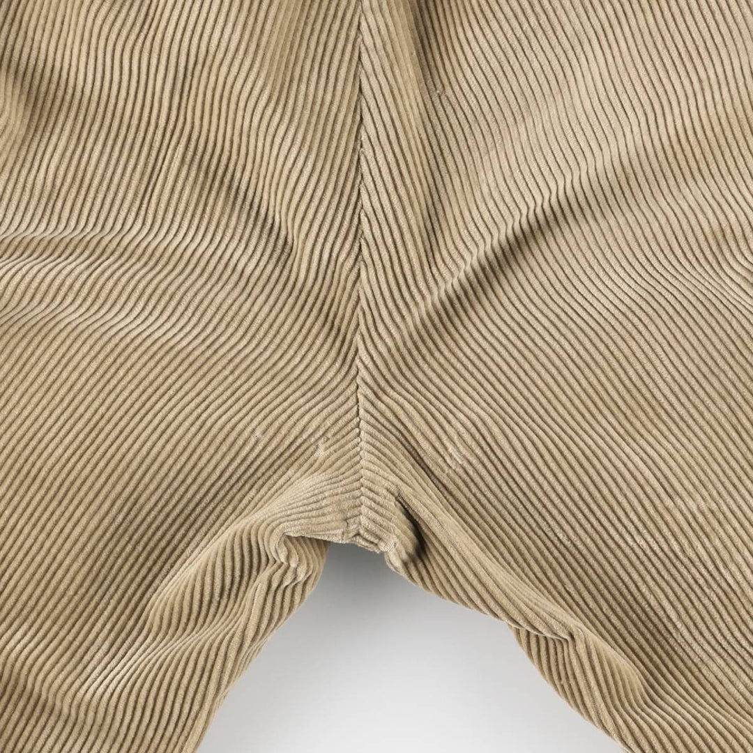 Ralph Lauren POLO by Ralph Lauren ANDREW PANT, wide ribbed, two-pleat corduroy pants, men's size W36. cotton Beige type Vintage Second Hand