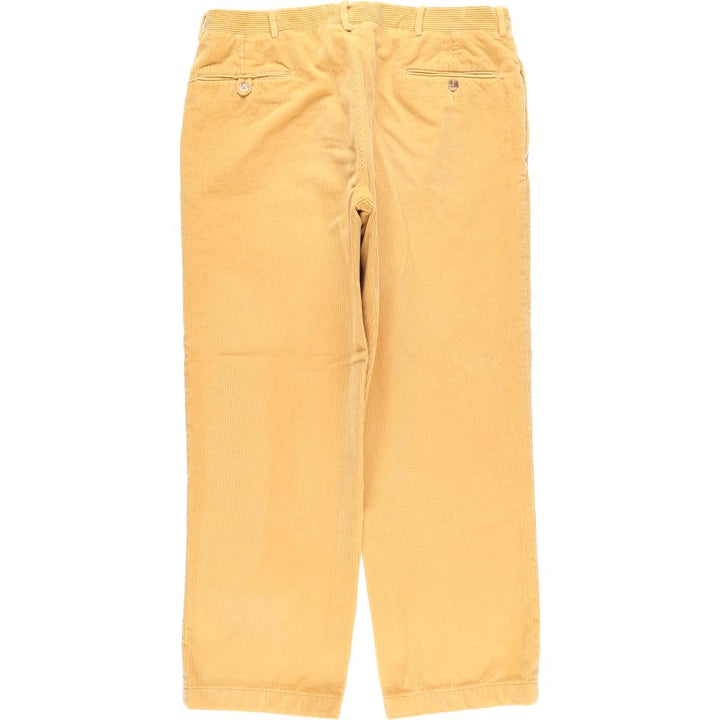 Ralph Lauren POLO by Ralph Lauren BLUE-LABEL wide-ribbed corduroy pants, made in Italy, men's size W36 cotton Camel type Vintage Second Hand