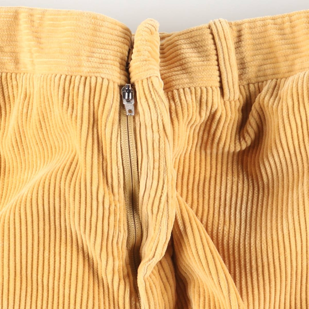 Ralph Lauren POLO by Ralph Lauren BLUE-LABEL wide-ribbed corduroy pants, made in Italy, men's size W36 cotton Camel type Vintage Second Hand