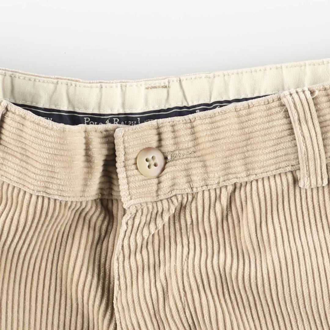 Vintage Ralph Lauren Polo Ralph Lauren wide-ribbed corduroy pants, men's size W30. cotton Beige type Vintage Second Hand