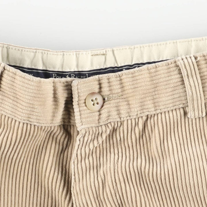 Vintage Ralph Lauren Polo Ralph Lauren wide-ribbed corduroy pants, men's size W30. cotton Beige type Vintage Second Hand