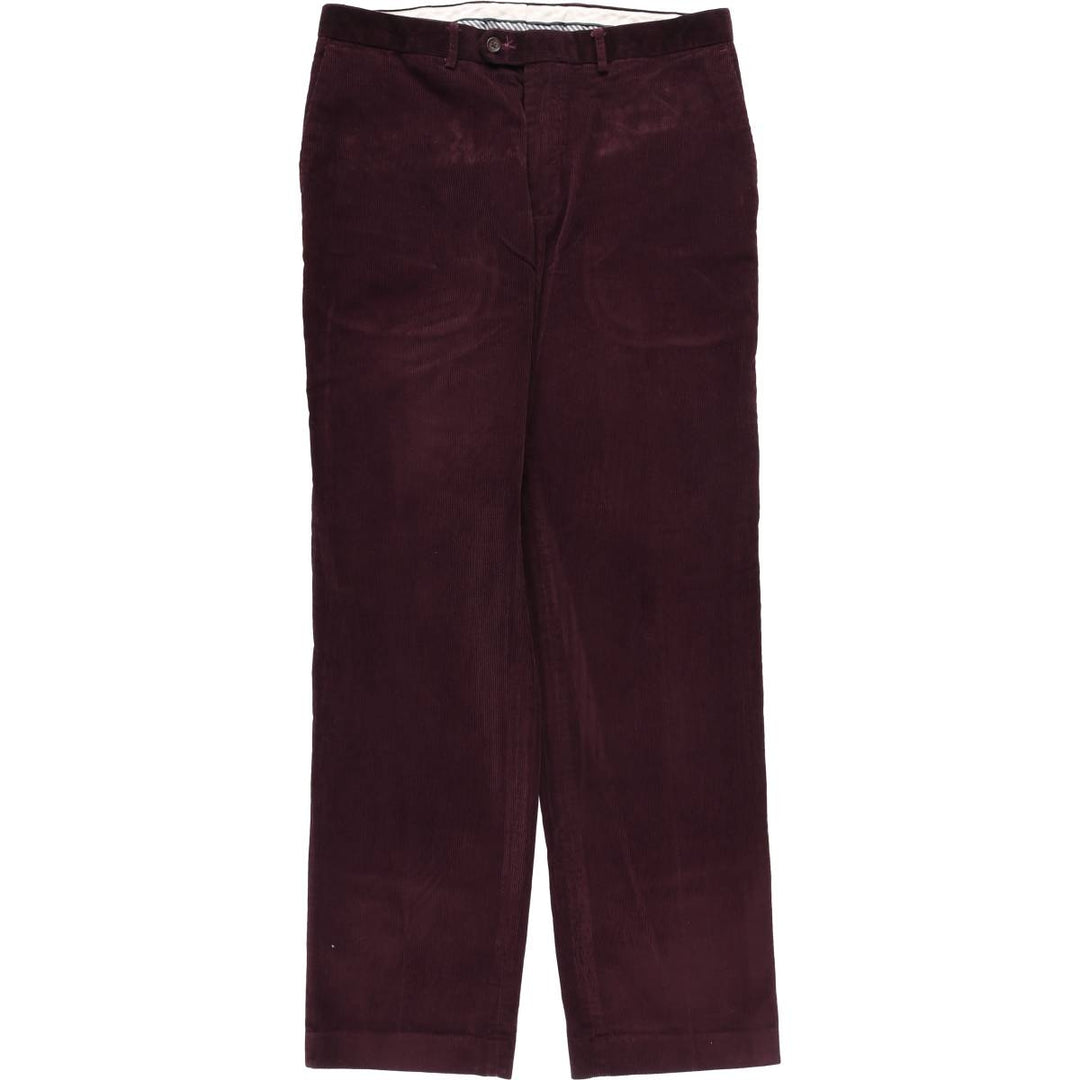 Ralph Lauren LAUREN wide-ribbed corduroy pants, men's size W33 cotton wine-red Vintage Second Hand