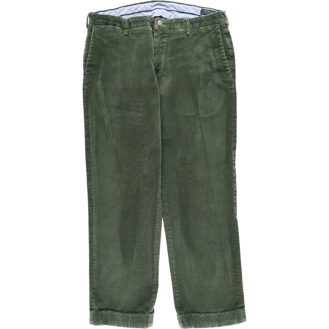 Ralph Lauren POLO RALPH LAUREN CLASSIC FIT Wide Rib Corduroy Pants Men's Size 36 cotton Green type dark green Vintage Second Hand