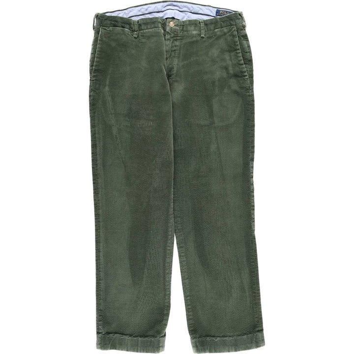 Ralph Lauren POLO RALPH LAUREN CLASSIC FIT Wide Rib Corduroy Pants Men's Size 36 cotton Green type dark green Vintage Second Hand