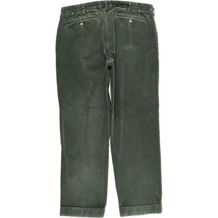 Ralph Lauren POLO RALPH LAUREN CLASSIC FIT Wide Rib Corduroy Pants Men's Size 36 cotton Green type dark green Vintage Second Hand