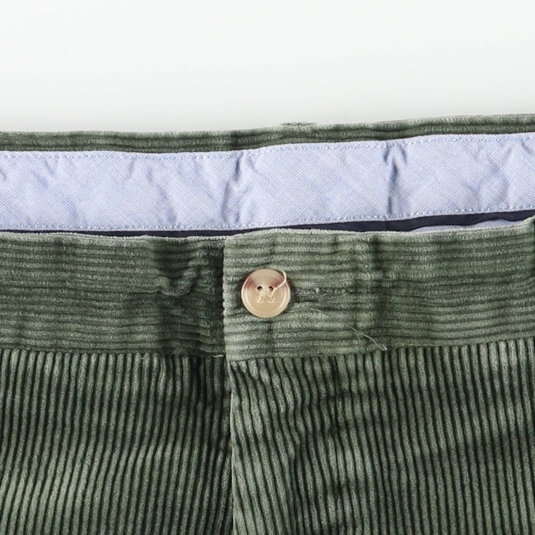 Ralph Lauren POLO RALPH LAUREN CLASSIC FIT Wide Rib Corduroy Pants Men's Size 36 cotton Green type dark green Vintage Second Hand