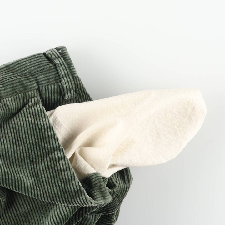 Ralph Lauren POLO RALPH LAUREN CLASSIC FIT Wide Rib Corduroy Pants Men's Size 36 cotton Green type dark green Vintage Second Hand