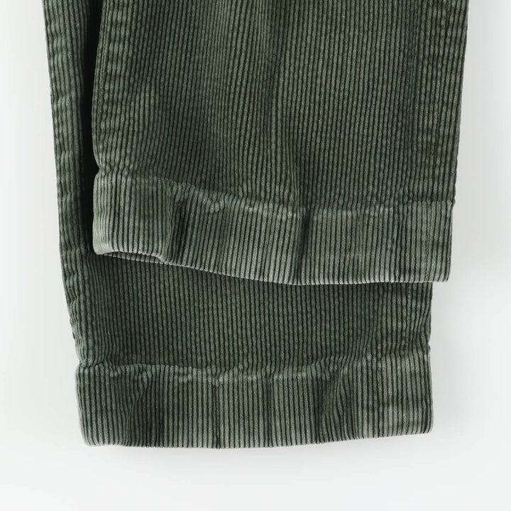 Ralph Lauren POLO RALPH LAUREN CLASSIC FIT Wide Rib Corduroy Pants Men's Size 36 cotton Green type dark green Vintage Second Hand