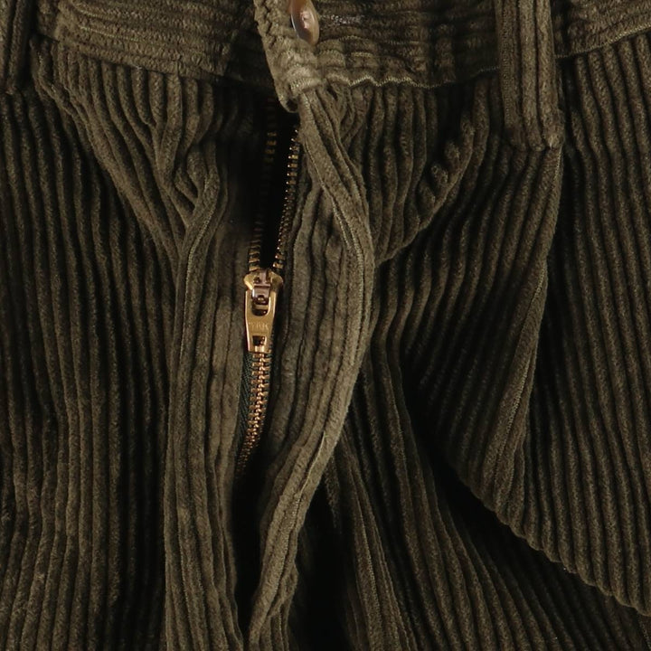 90'S Dockers Two-pleat Corduroy Pants, Men's, Vintage, Size W32 cotton Khaki type brown Vintage Second Hand