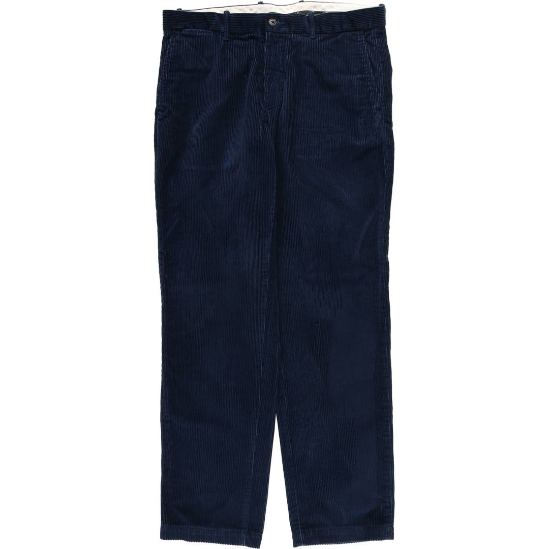 Marks and Spencer Men's Corduroy Pants, Size W35 cotton navy blue type Vintage Second Hand