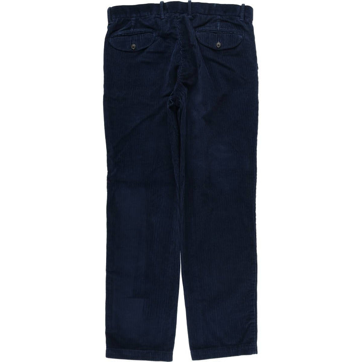 Marks and Spencer Men's Corduroy Pants, Size W35 cotton navy blue type Vintage Second Hand