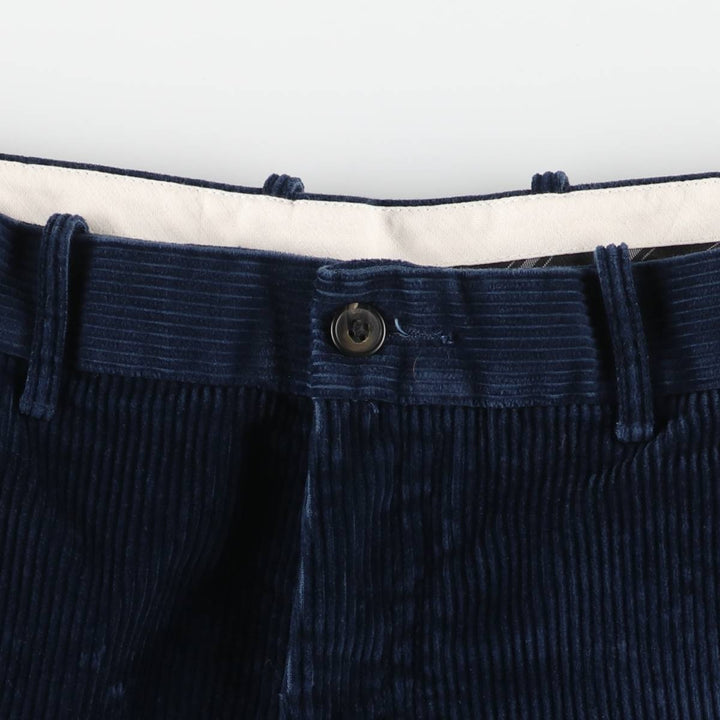 Marks and Spencer Men's Corduroy Pants, Size W35 cotton navy blue type Vintage Second Hand