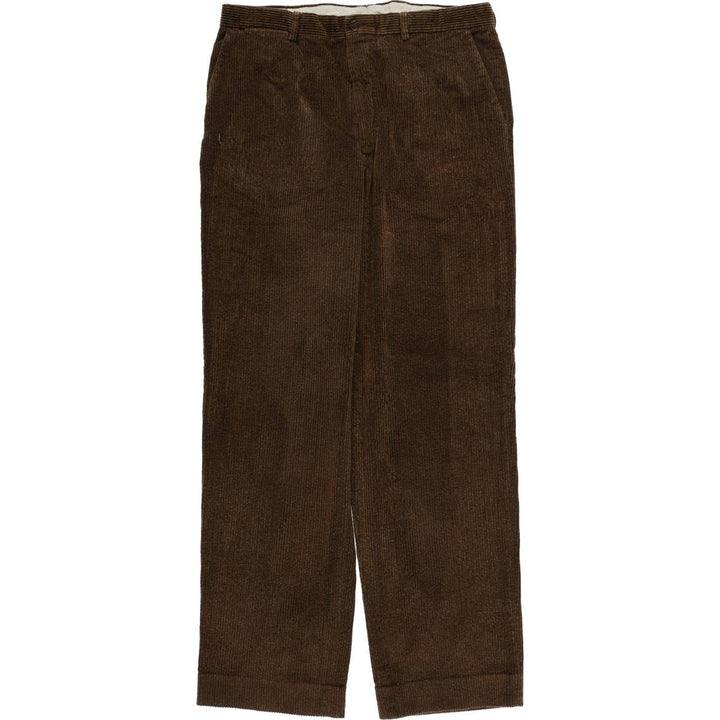 TALLIA UOMO Corduroy Pants, Made in USA, Men's, Size 34 unclear brown type Vintage Second Hand