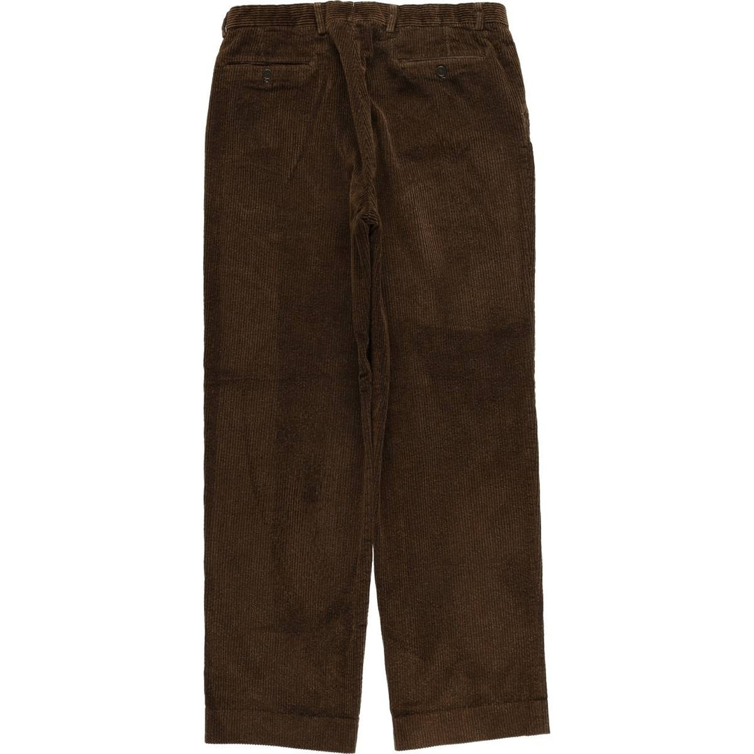 TALLIA UOMO Corduroy Pants, Made in USA, Men's, Size 34 unclear brown type Vintage Second Hand