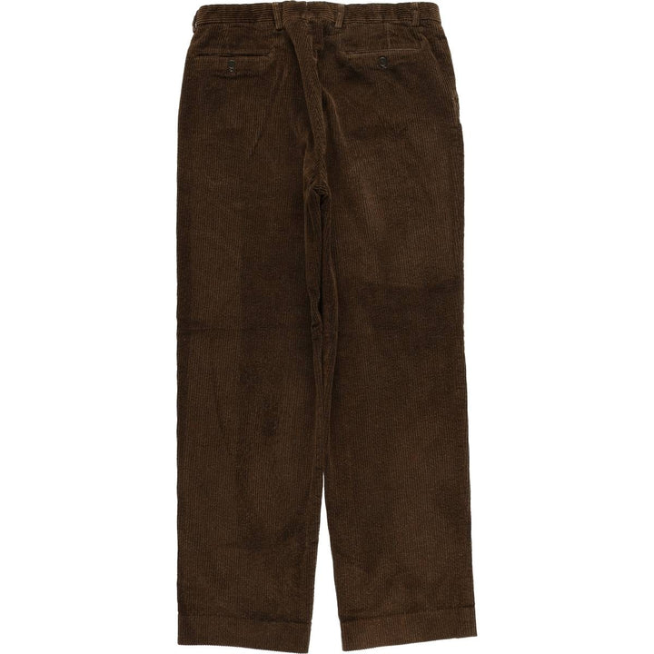 TALLIA UOMO Corduroy Pants, Made in USA, Men's, Size 34 unclear brown type Vintage Second Hand