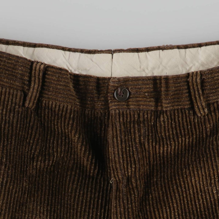 TALLIA UOMO Corduroy Pants, Made in USA, Men's, Size 34 unclear brown type Vintage Second Hand
