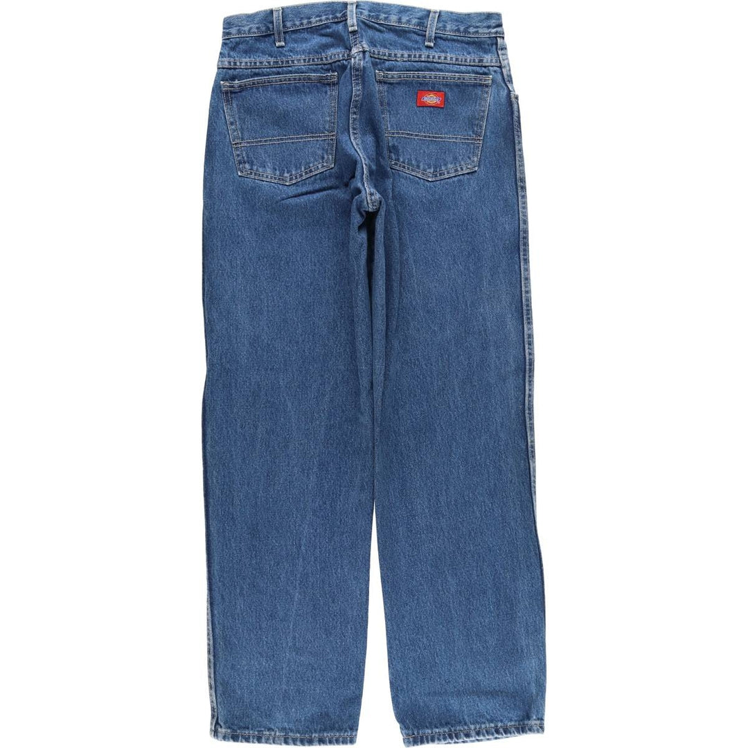 Dickies Relaxed Fit Straight Denim Pants, Men's, Size W32 cotton blue type Vintage Second Hand