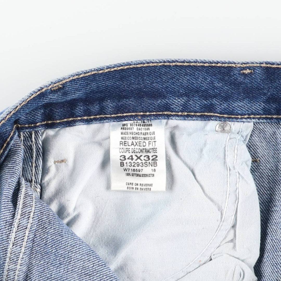 Dickies Relaxed Fit Straight Denim Pants, Men's, Size W32 cotton blue type Vintage Second Hand