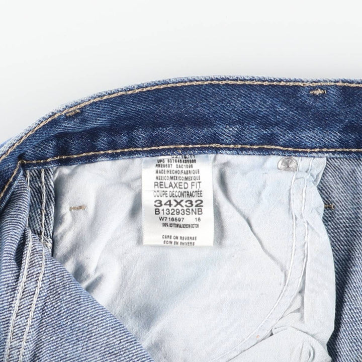 Dickies Relaxed Fit Straight Denim Pants, Men's, Size W32 cotton blue type Vintage Second Hand