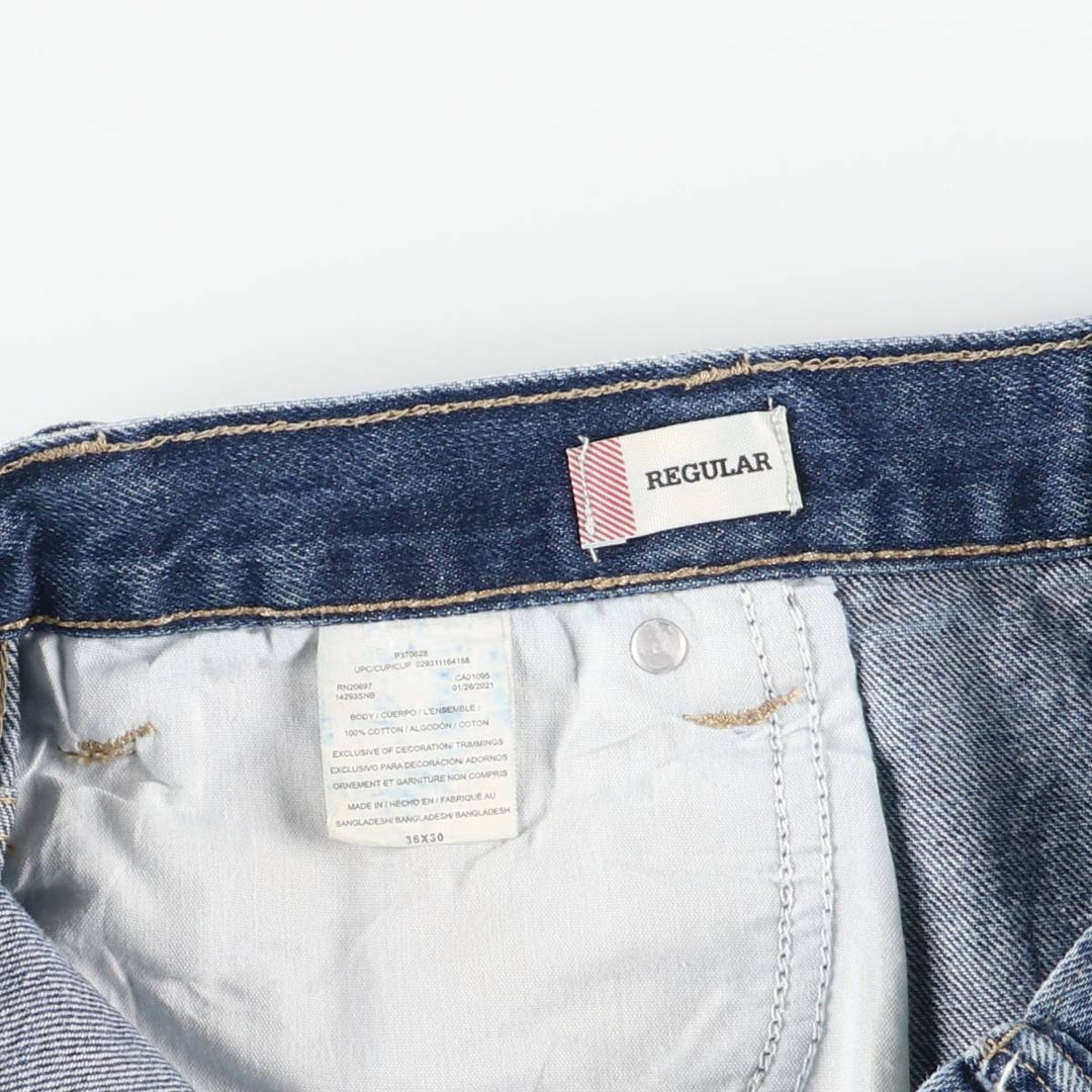 Dickies Regular Straight Denim Pants, Men's, Size W34 cotton blue type Vintage Second Hand