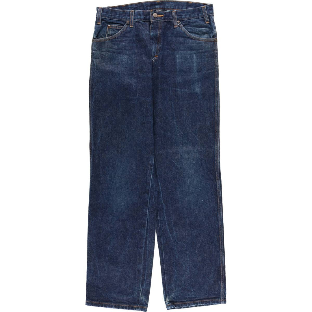 Dickies Straight Denim Pants for Men, W32 equivalent cotton blue type Vintage Second Hand