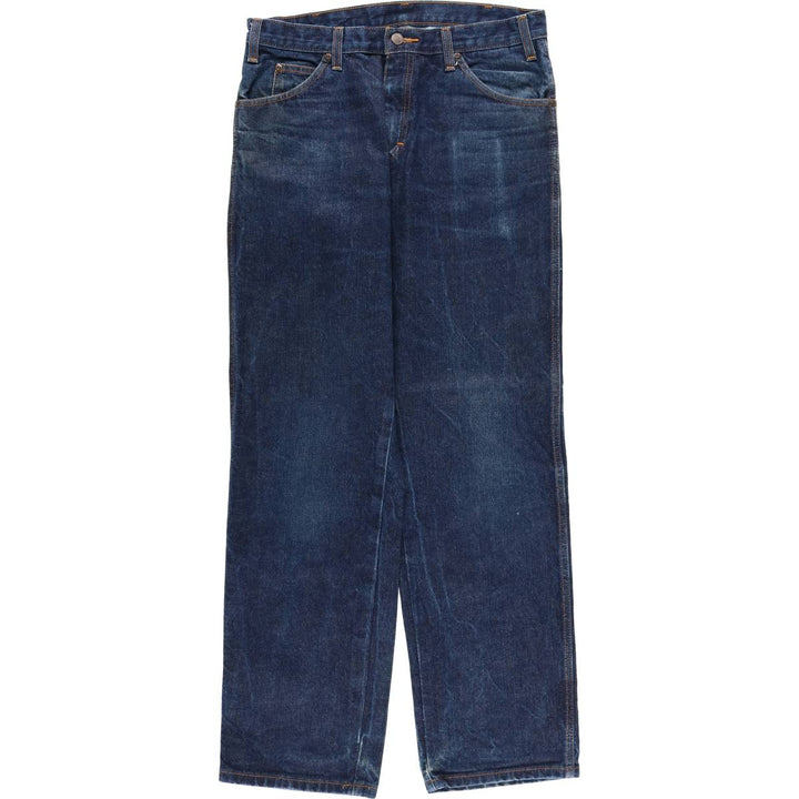 Dickies Straight Denim Pants for Men, W32 equivalent cotton blue type Vintage Second Hand