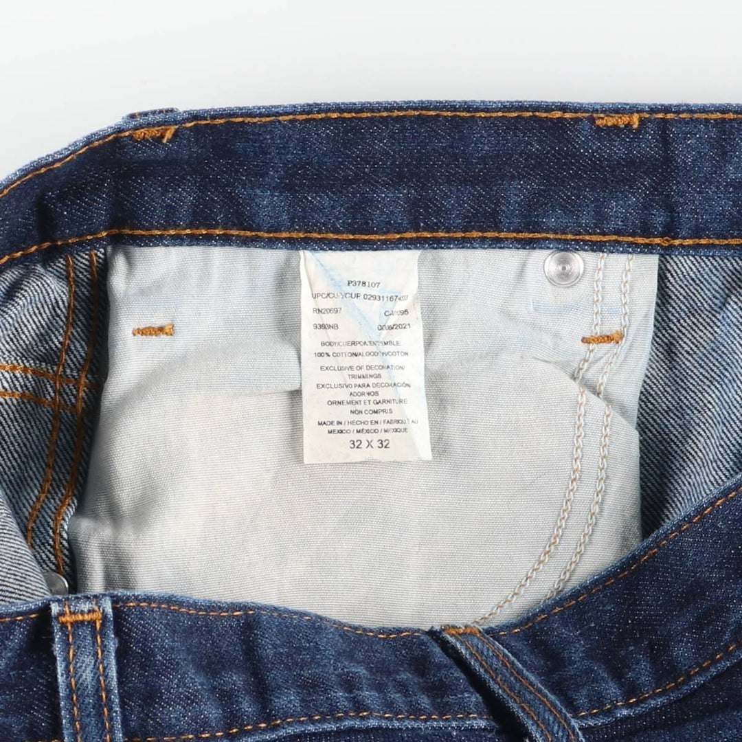 Dickies Straight Denim Pants for Men, W32 equivalent cotton blue type Vintage Second Hand