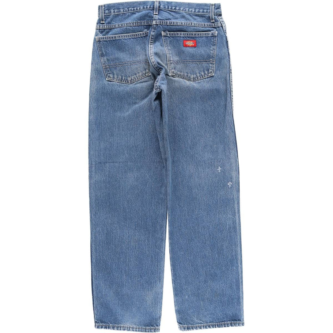 Dickies Men's Straight Denim Pants, Size W30 unclear blue type Vintage Second Hand