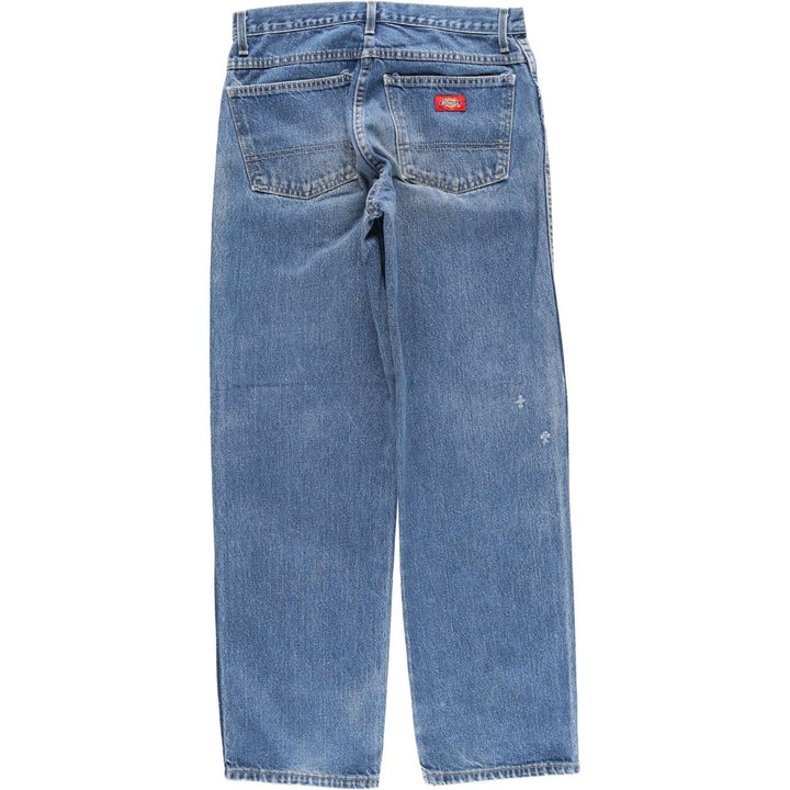 Dickies Men's Straight Denim Pants, Size W30 unclear blue type Vintage Second Hand
