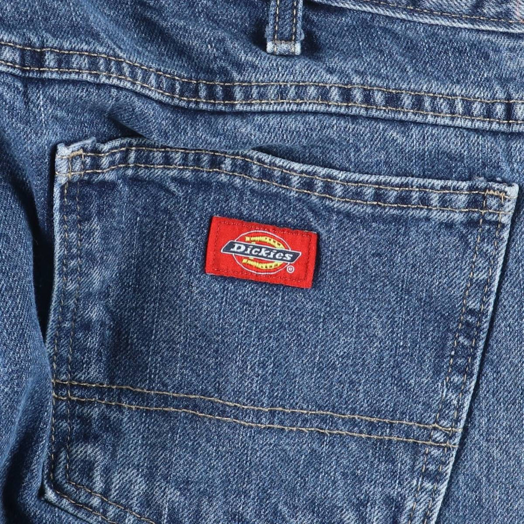 Dickies Straight Denim Pants for Men, W33 equivalent cotton blue type Vintage Second Hand