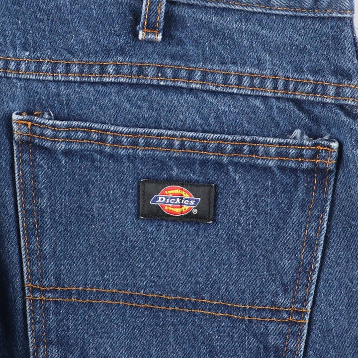 Dickies Men's Straight Denim Pants (Size W39) cotton blue type Vintage Second Hand