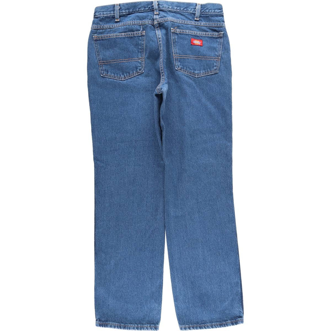 Dickies Straight Denim Pants for Men, W35 cotton blue type Vintage Second Hand