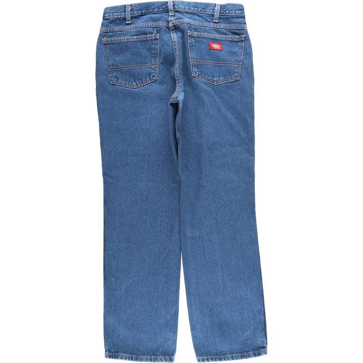 Dickies Straight Denim Pants for Men, W35 cotton blue type Vintage Second Hand