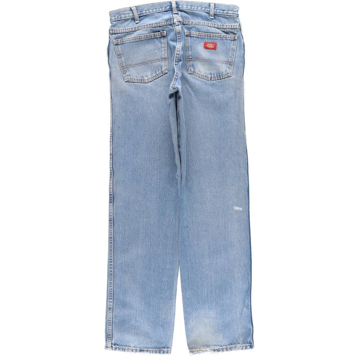 Dickies Straight Denim Pants for Men, W34 equivalent cotton blue type Vintage Second Hand
