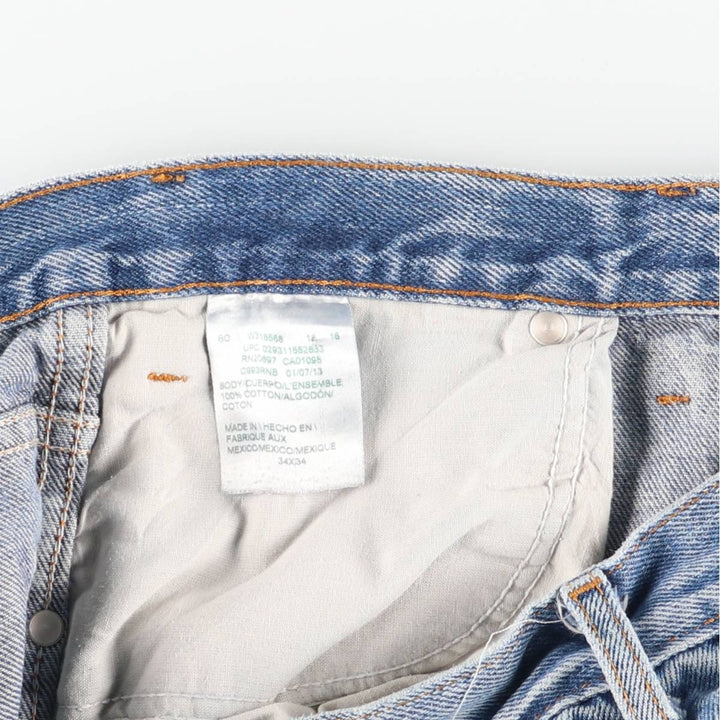 Dickies Straight Denim Pants for Men, W34 equivalent cotton blue type Vintage Second Hand