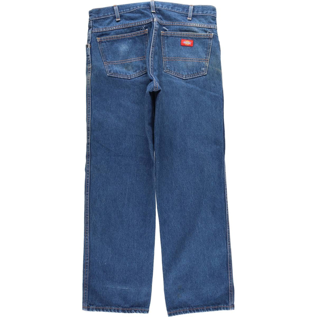 Dickies Regular Fit Straight Denim Pants, Men's, Size 34 cotton blue type Vintage Second Hand