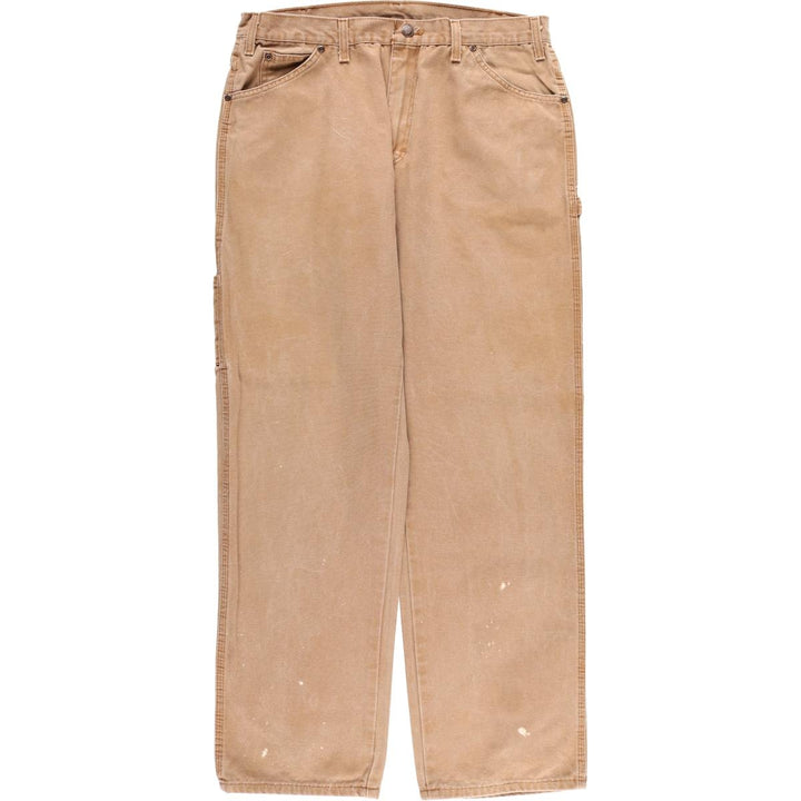 Dickies Relaxed Fit Duck Painter Pants Men's W34 equivalent cotton beige type brown Vintage Second Hand