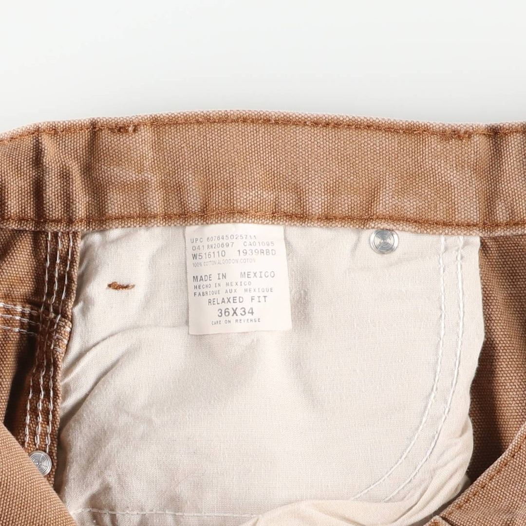 Dickies Relaxed Fit Duck Painter Pants Men's W34 equivalent cotton beige type brown Vintage Second Hand