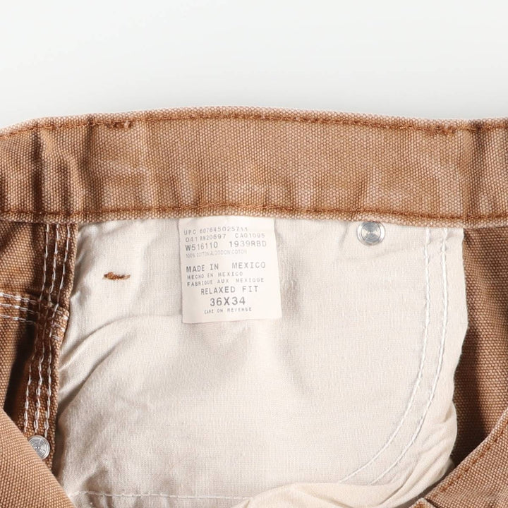 Dickies Relaxed Fit Duck Painter Pants Men's W34 equivalent cotton beige type brown Vintage Second Hand