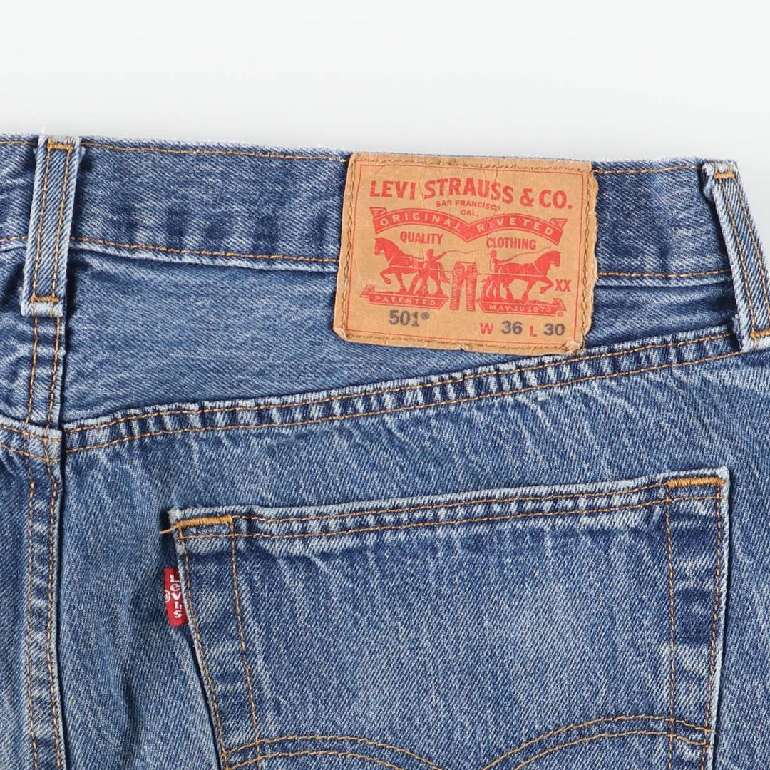 Levi's 501-0194 Straight Denim Pants, Men's, Size W36 cotton blue type Vintage Second Hand