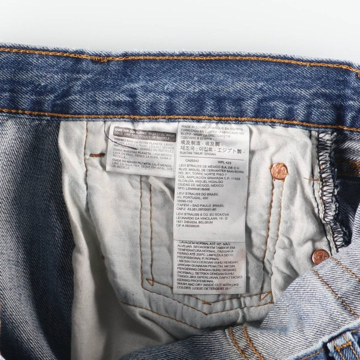 Levi's 501-0194 Straight Denim Pants, Men's, Size W36 cotton blue type Vintage Second Hand
