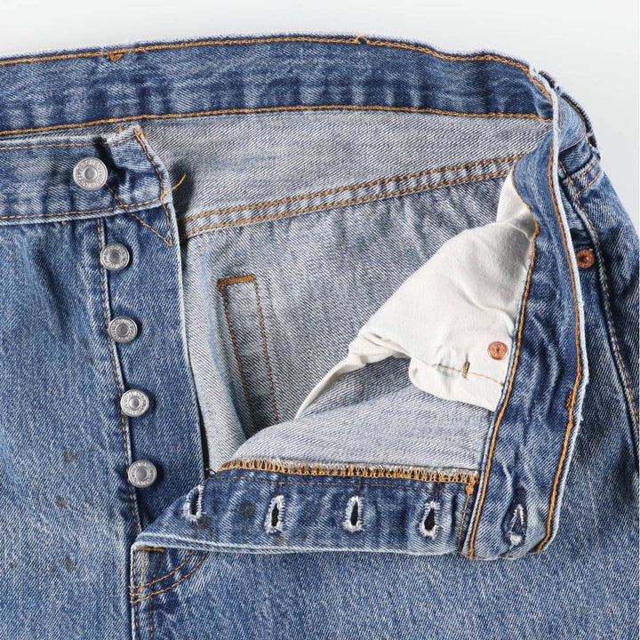 Levi's 501-0194 Straight Denim Pants, Men's, Size W36 cotton blue type Vintage Second Hand